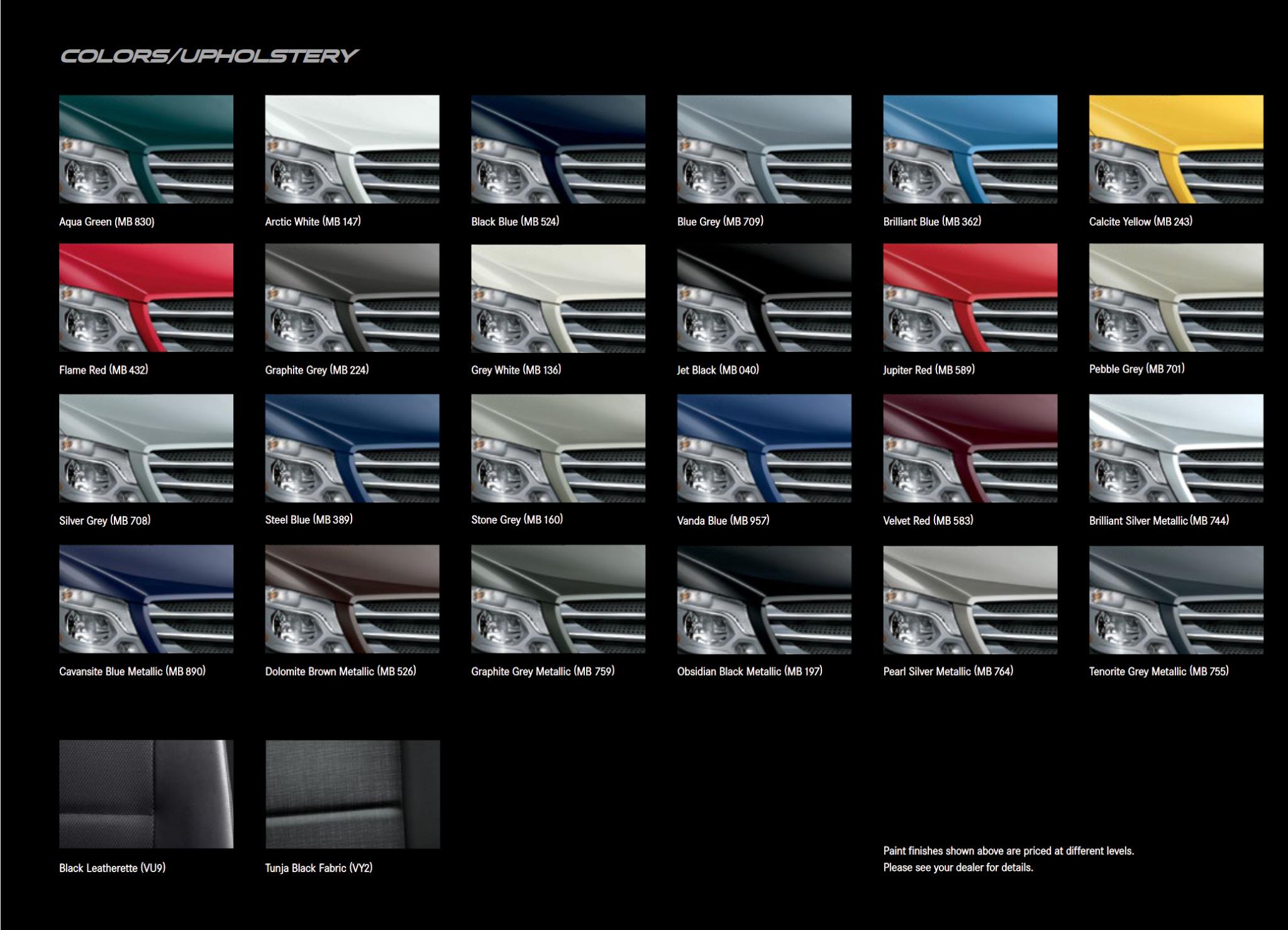MercedesBenz Sprinter Paint Colors