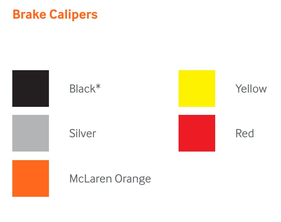 Mclaren paint colors