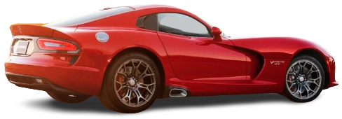 a red dodge viper