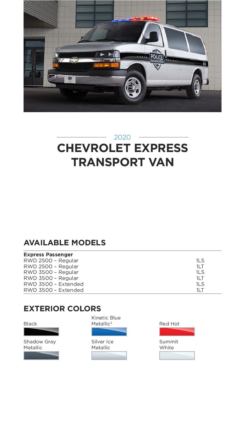 2020 GM Paint Codes and Color Chart.  Examples of the Colors used on the exterior of the vehicle.