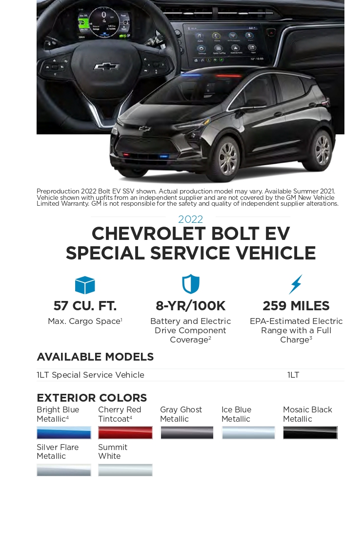 2022 Exterior General Motors Brand Paint Colors