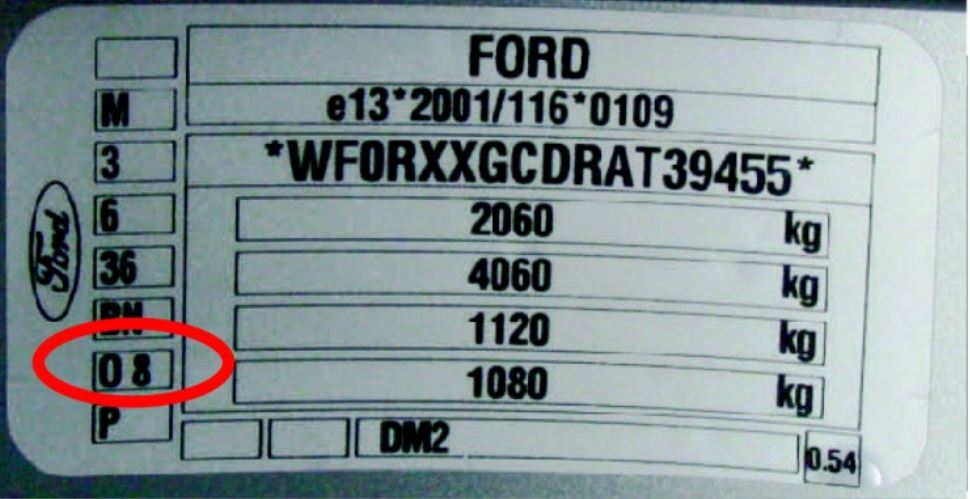 Ford Europe paint codes and paint stock number crossovers