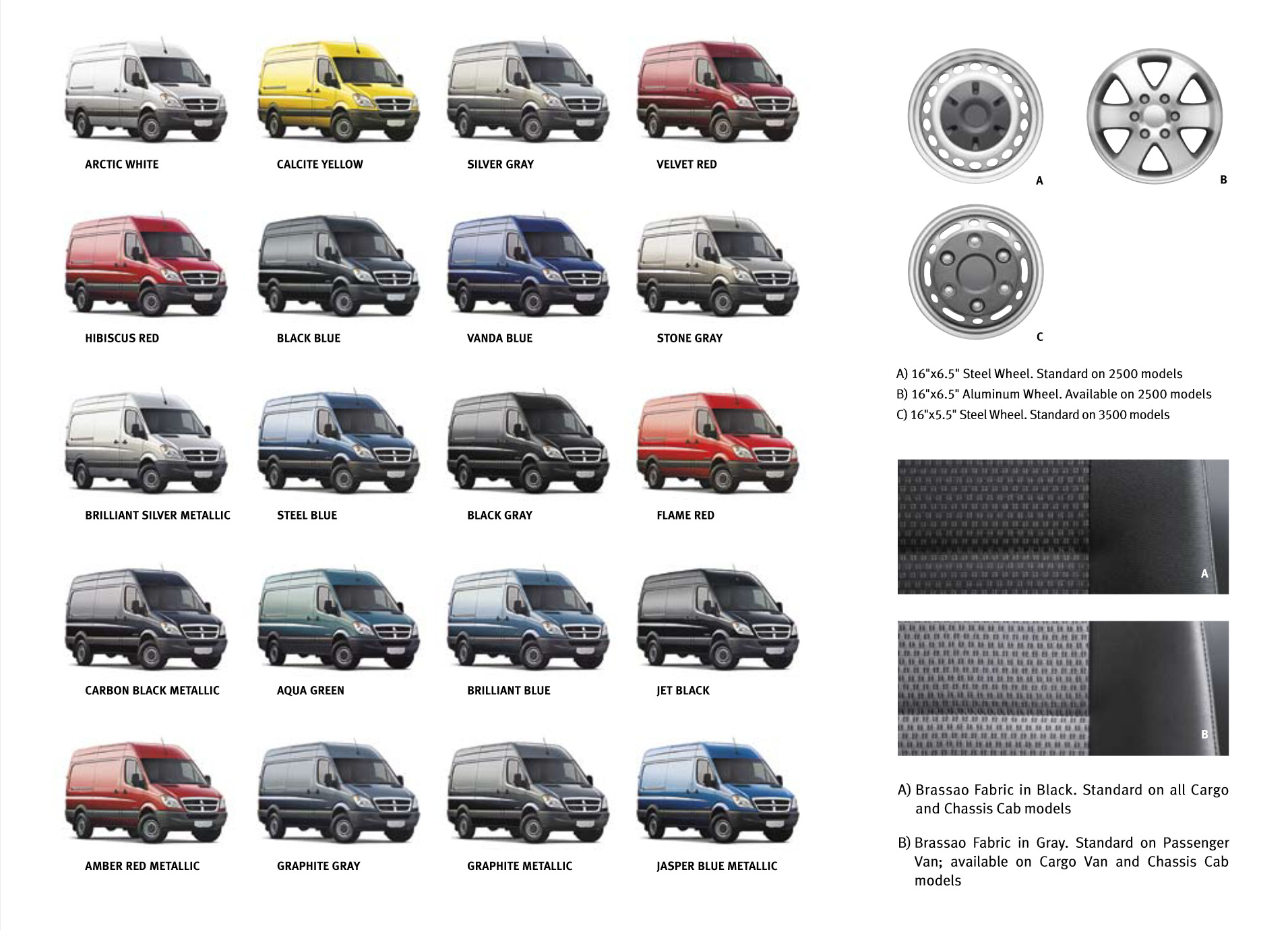 color examples for exterior colors of vehicles